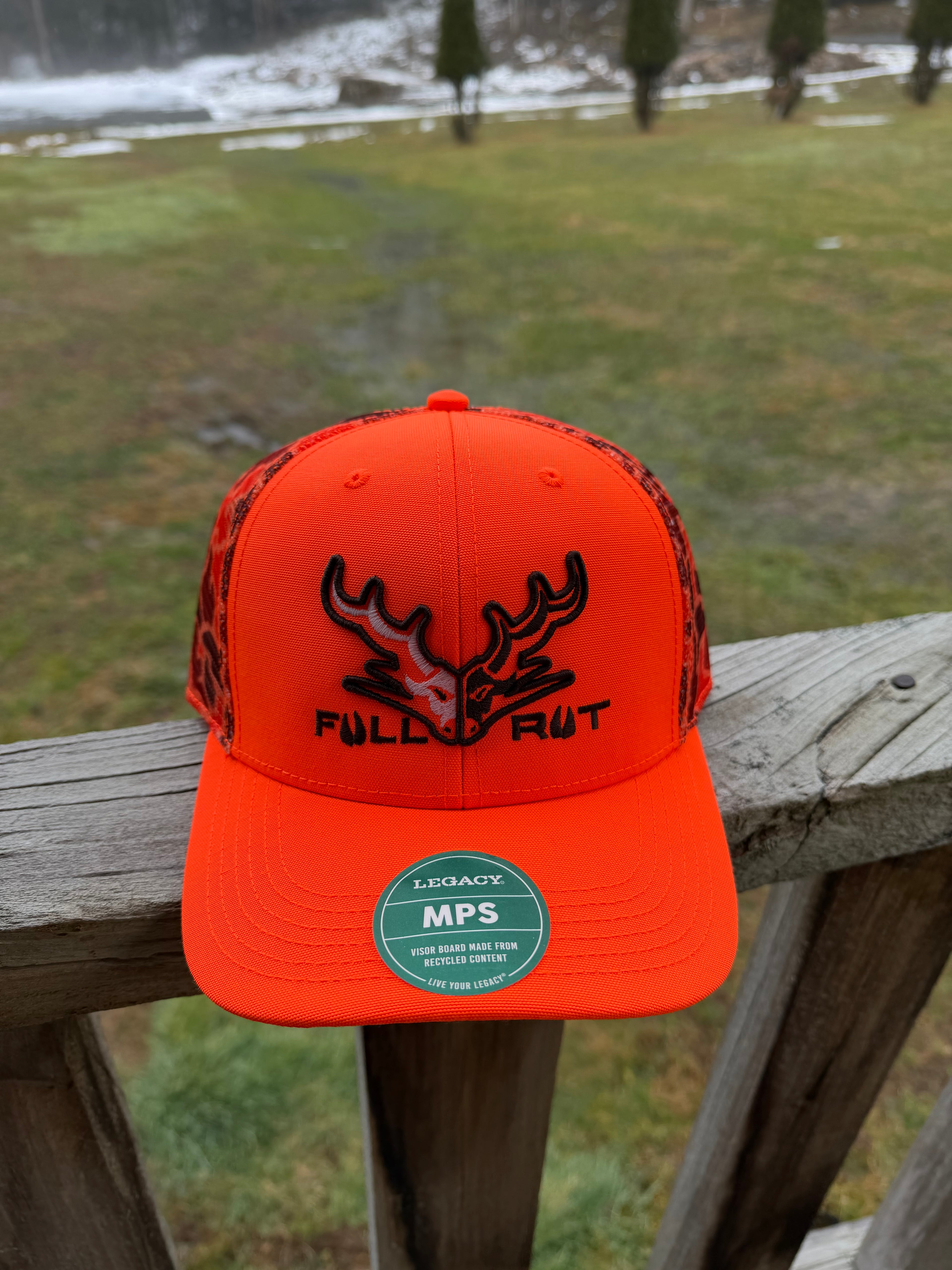 Full Rut Orange Camo Hat